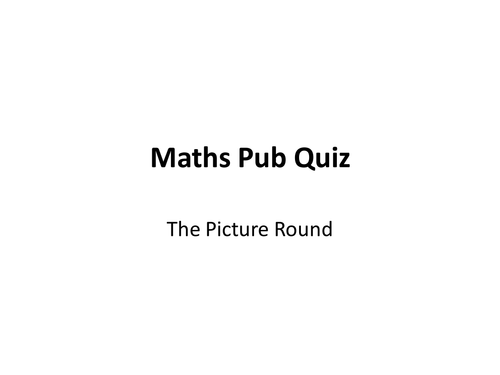Maths Pub Quizzes - Fun Activity by alutwyche - Teaching Resources - Tes