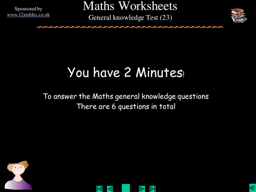 General knowledge test (23) - SSM PENTAGON