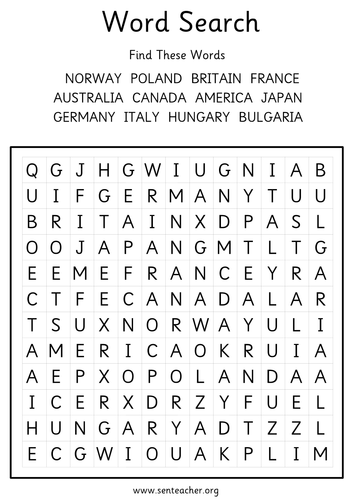world war 2 grids and word search teaching resources