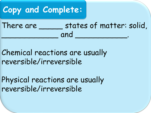 Conservation of Mass Colourful PowerPoint