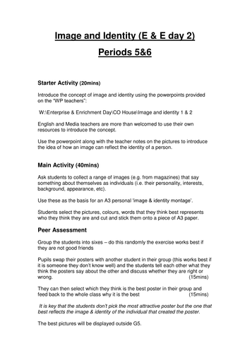 Image and identity day