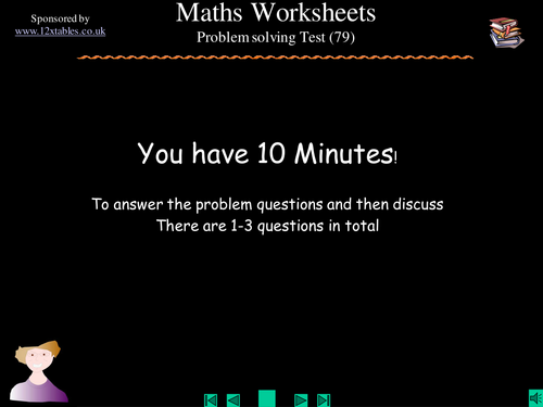 Maths Problem Soving Tasks 8