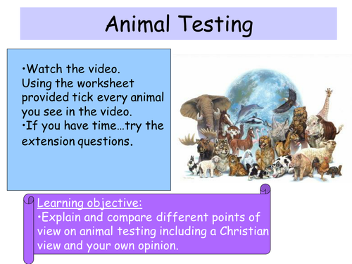 Animal Testing | Teaching Resources