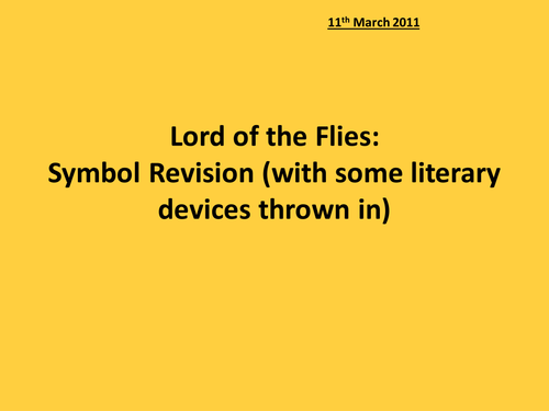 LOTF Symbols Revision