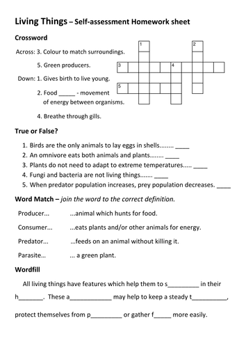 Uses of living things picture