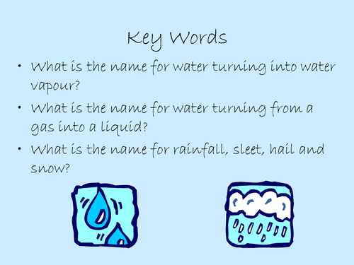 Three types of Rainfall