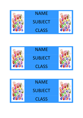 Pshe Book Labels Design 2 Teaching Resources