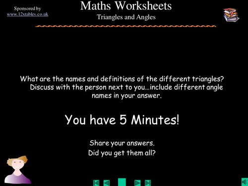 Defining Different Triangles and Angles