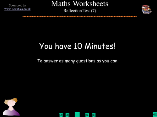 Reflection of shapes  worksheet (7)