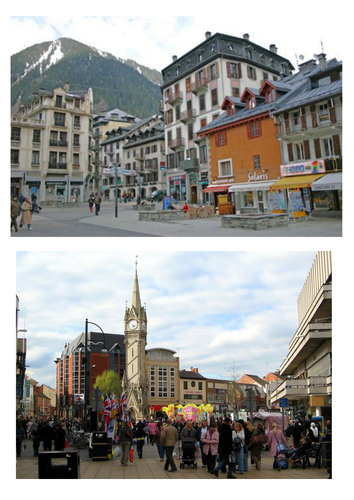 Reading images activity - describing a town