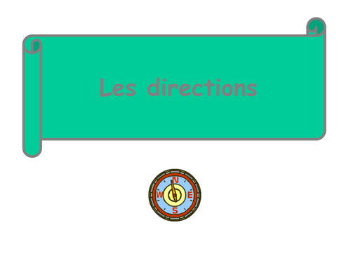 Directions mini whiteboard activity