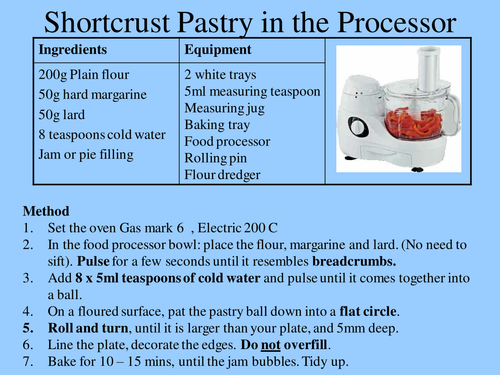 Shortcrust Pastry Task