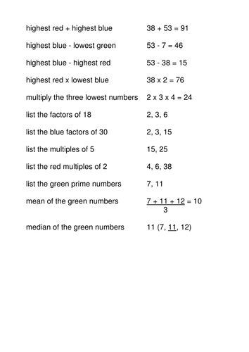 Krypton Factor mental skills activity