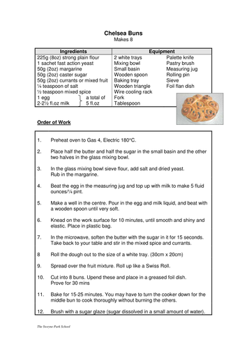 Chelsea Bun recipe