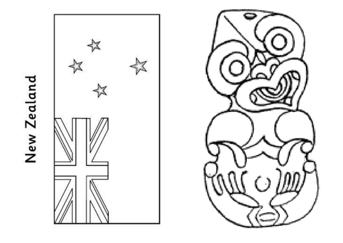 maori coloring pages