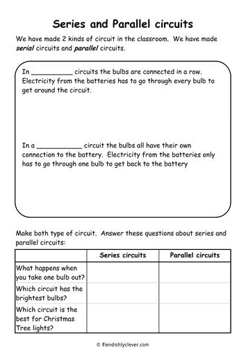 Series and Parallel circuits