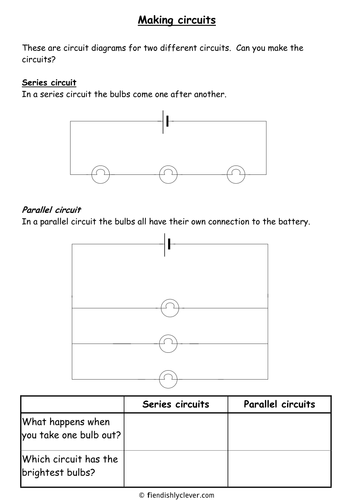 Comparing Circuits | Teaching Resources