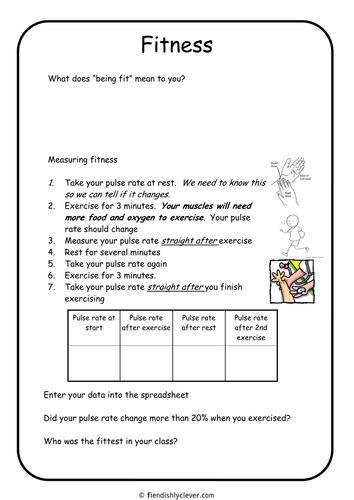 Fitness | Teaching Resources