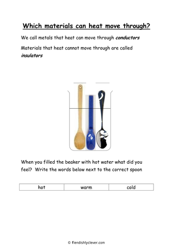 Which materials can heat move through?