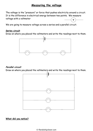 Measruing the Voltage