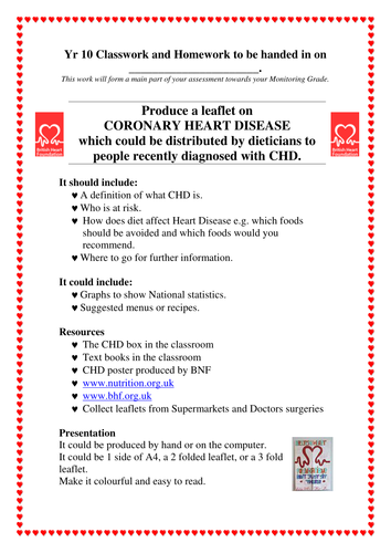 CHD Leaflet Instructions