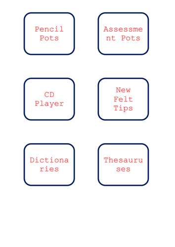 Drawer Labels By Jwraft Teaching Resources