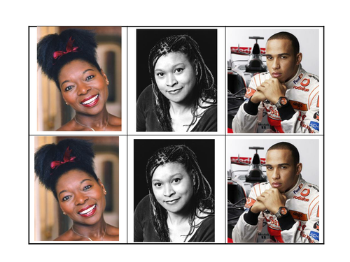 Black History matching game