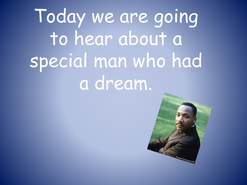 Martin Luther King story for younger children