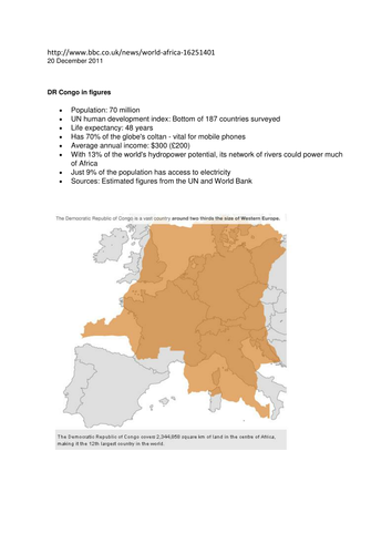Congolese history from colonisation to today