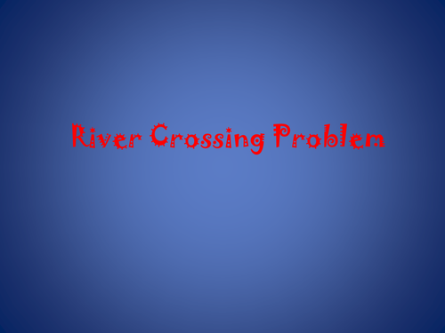 River Crossing Problem