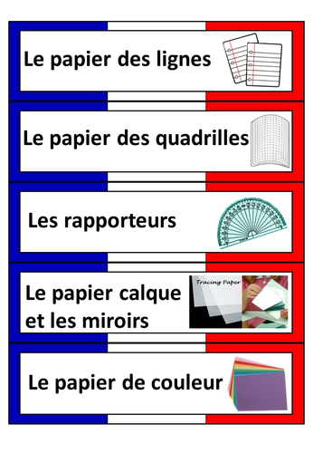 Editable Tray Drawer Labels In French By Tildabe Teaching