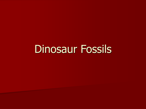 Dinosaurs Topic Plan with powerpoints