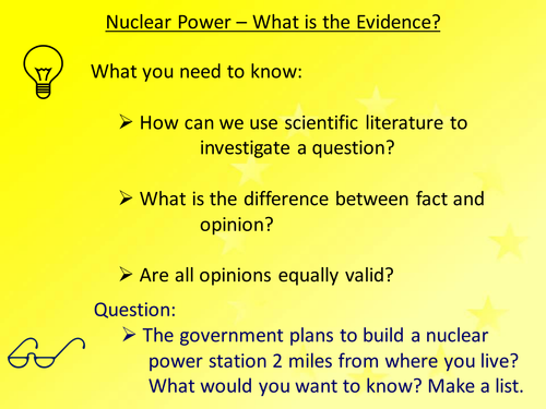 Nuclear Power Case Study