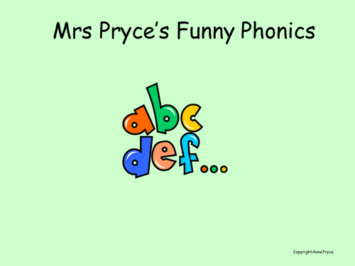 Mrs Pryce's phonics-set 5,h, b, f, l.