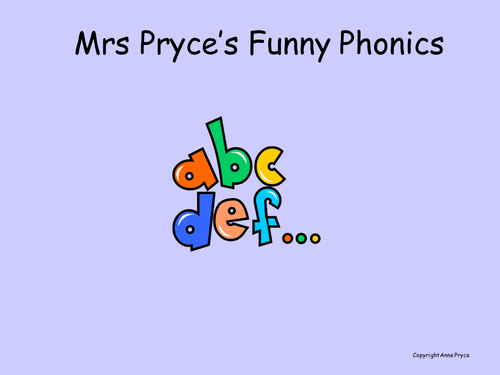 Mrs Pryce's phonics-set 6jvwx and segmenting.