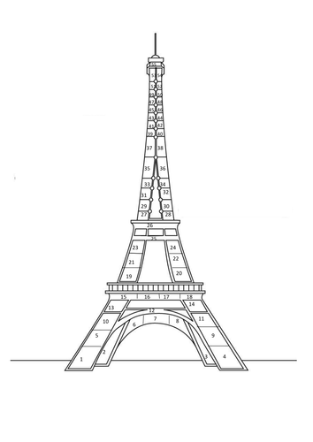 Eiffel Tower points sheet | Teaching Resources