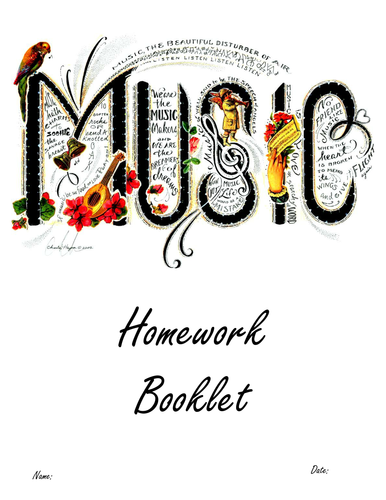 Elements of music worksheet free picture