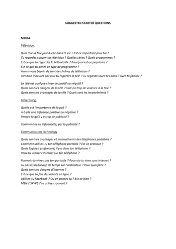 AS Oral Exam - Questions