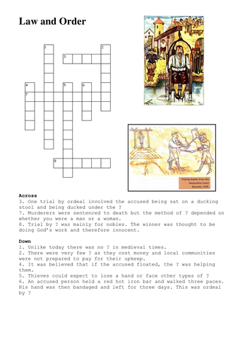 Norman Conquest Crosswords
