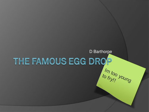 The Famous Egg Drop