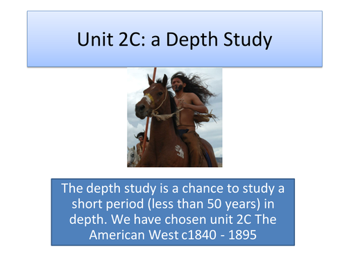 Introduction to Unit 2 Depth Study