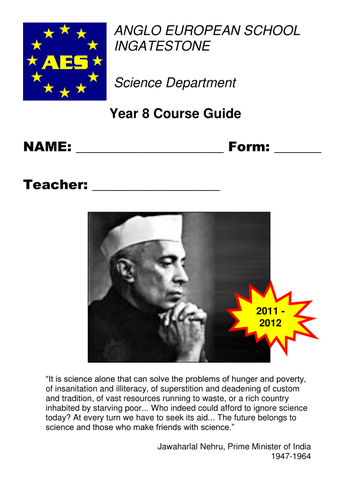 Year 8 Course Guide