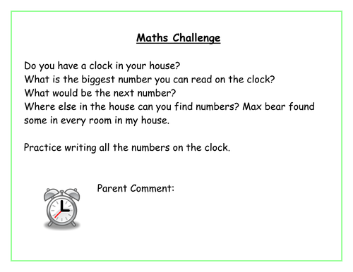 Maths challenges for EY