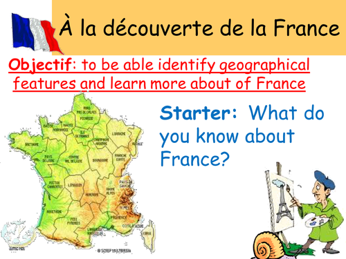 A la découverte de la France | Teaching Resources