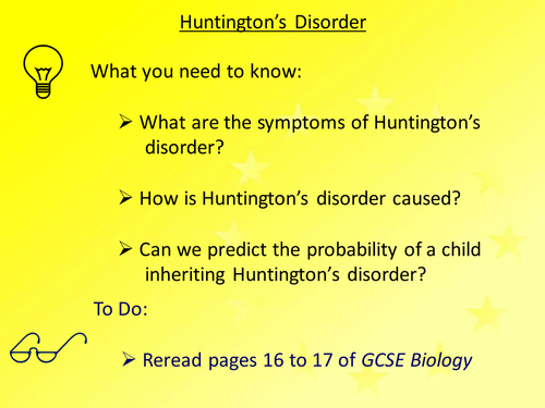 Huntington's Disorder