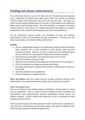 Improve: Confectionary