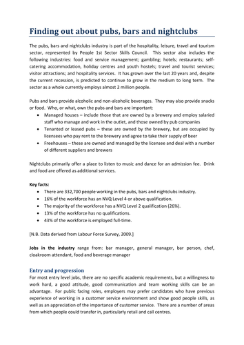 People 1st: Pubs, Bars & Nightclubs