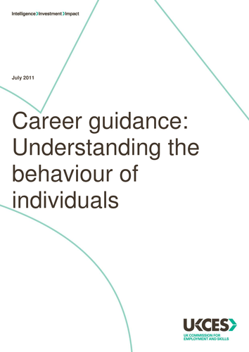 Understanding the behaviour of individuals