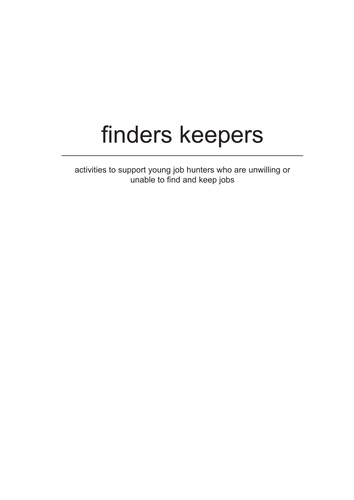 Finders Keepers