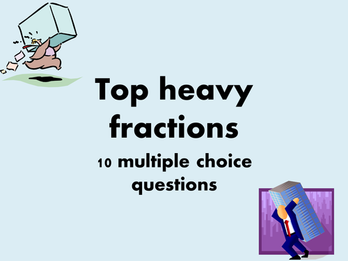 KS3 Top Heavy Fraction/ Mixed Number Starter